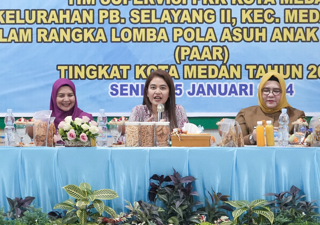 Ketua TP PKK Medan, Kahiyang Ayu, Dorong Medan Raih Juara Pertama dalam Lomba Pola Asuh Anak Remaja (PAAR)