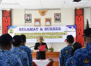 Pelantikan 34 Pejabat Administrasi dan Pengawas Pemkab Samosir oleh Wakil Bupati Martua Sitanggang