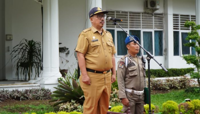 Plt Bupati Langkat Pimpin Apel Gabungan dan Sampaikan Sukses Pengembangan Pariwisata