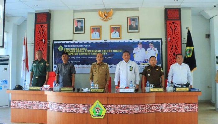 Wakil Bupati Samosir Buka Forum Konsultasi Publik Rancangan RKPD 2025