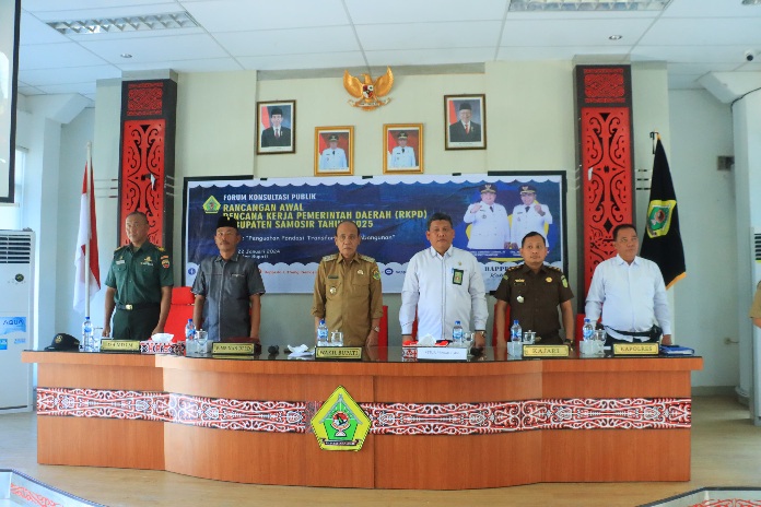 Wakil Bupati Samosir Buka Forum Konsultasi Publik Rancangan RKPD 2025