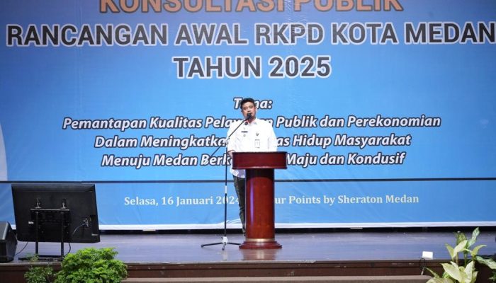 Wali Kota Medan, Bobby Nasution, Buka Konsultasi Publik RKPD 2025 dan Soroti Prioritas Pembangunan Kota