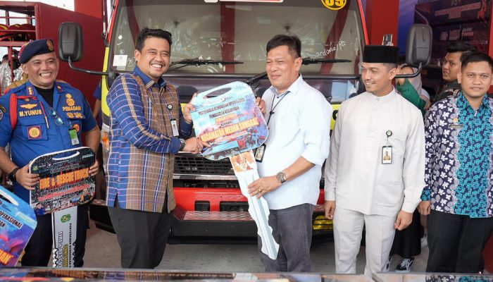 Wali Kota Medan Bobby Nasution Resmikan Dua Kantor Pemadam Kebakaran Baru