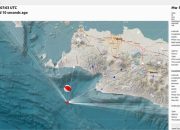BMKG: Gempa Magnitudo 5,7 Guncang Bayah, Banten; Tidak Berpotensi Tsunami