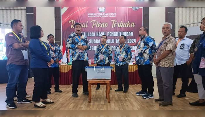 Rapat Pleno Terbuka KPU Tapteng Digelar Hari Ini Diawali dari Kecamatan Sirandorung