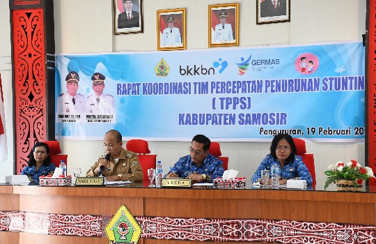 Ketua TPPS Kabupaten Samosir Dorong Percepatan Penurunan Stunting