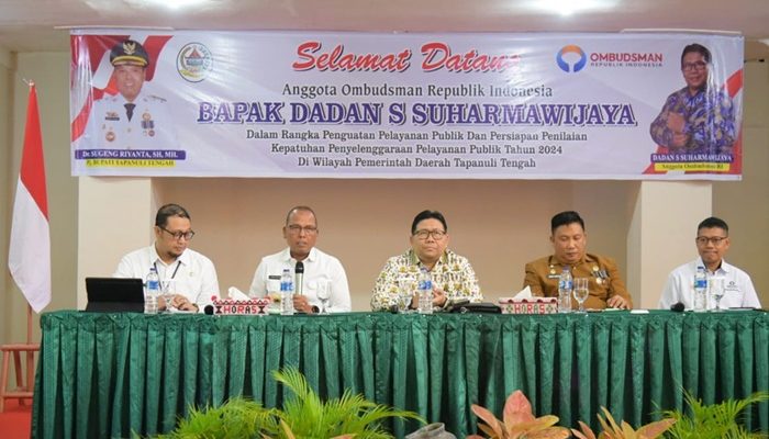 Pemkab Tapteng Tingkatkan Layanan Publik Bersama Ombudsman RI