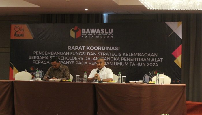 Pemko Medan Siap Berikan Dukungan pada Bawaslu dalam Penertiban APK Pemilu 2024