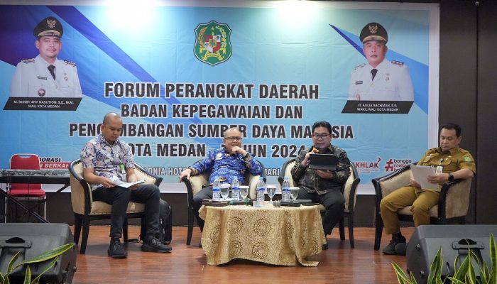 Wali Kota Medan Bobby Nasution Mendorong Sinergi Antar Perangkat Daerah dalam Forum BKPSDM