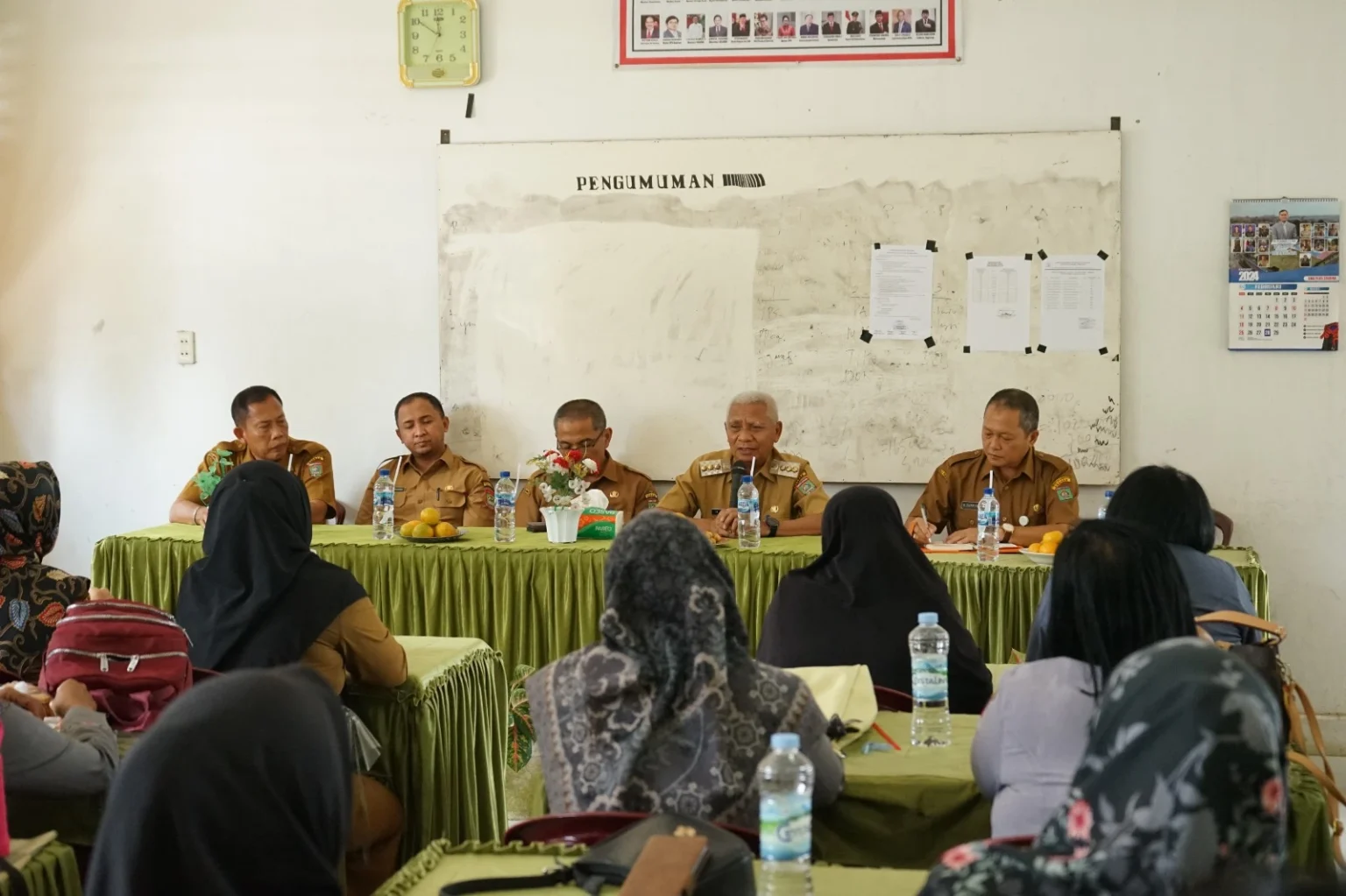 Bupati Asahan Silaturahmi dengan Kepala UPTD SD dan SMP di Kecamatan Pulo Bandring dan Meranti untuk Meningkatkan Mutu Pendidikan