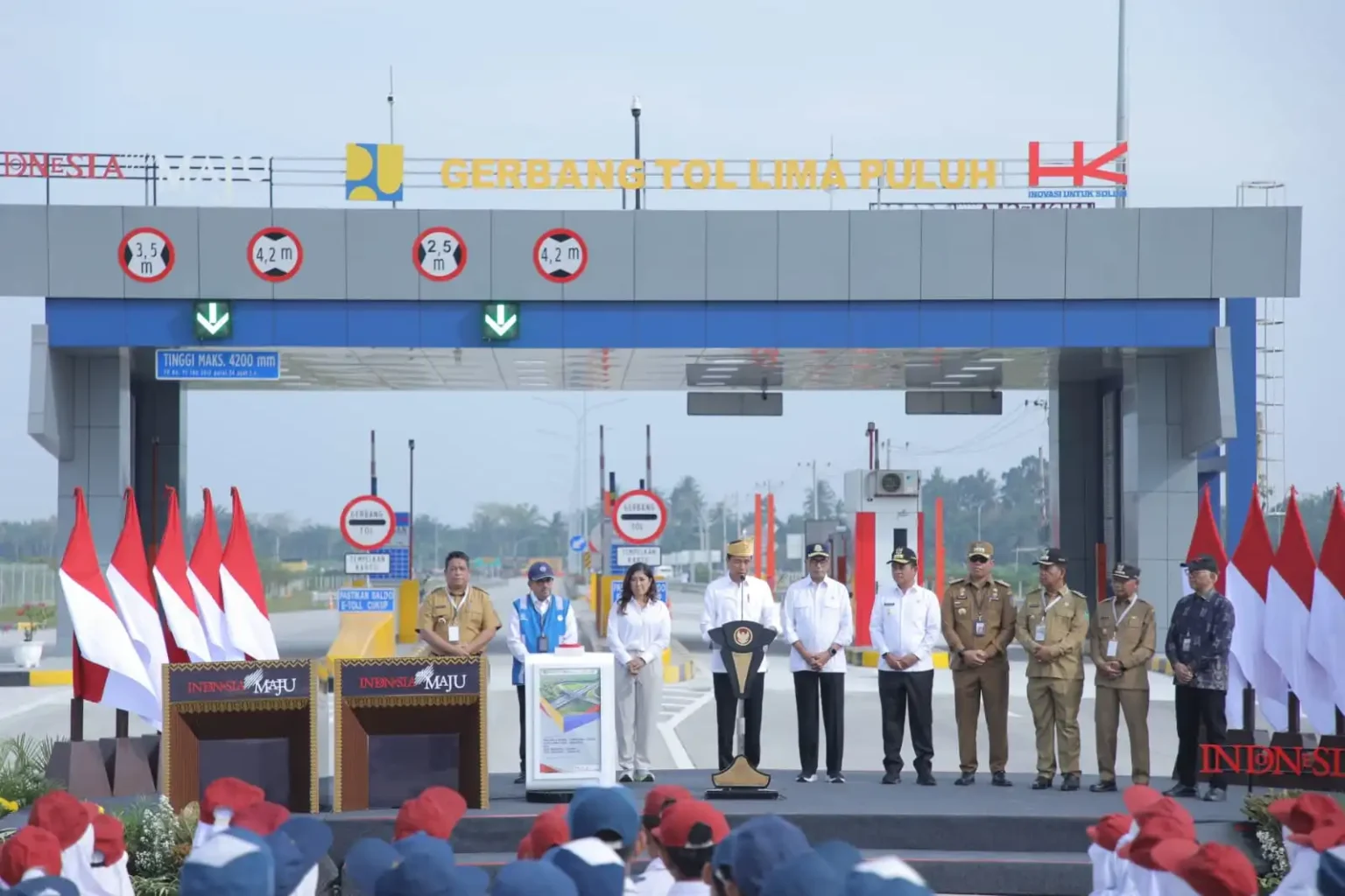 Presiden Jokowi Resmikan Tol Tebing Tinggi-Indrapura-Lima Puluh-Kisaran di Sumatera Utara