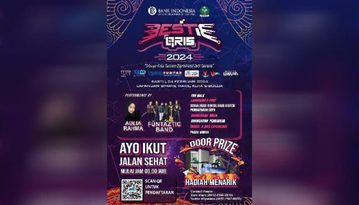 Ikutilah Jalan Sehat Berhadiah Menarik Bersama Bank Indonesia Sibolga