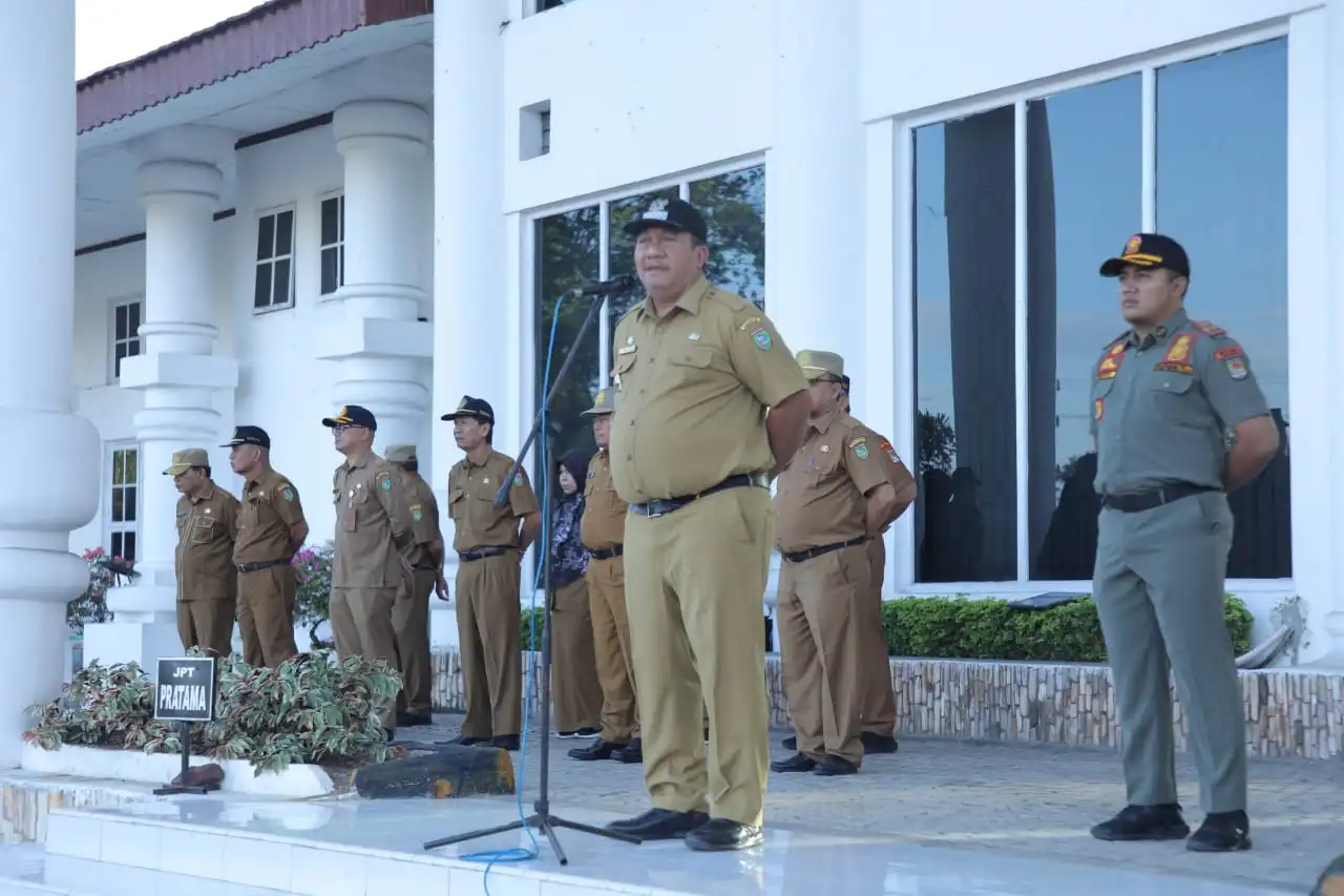 Wakil Bupati Asahan Pimpin Apel Gabungan Bulan Maret 2024