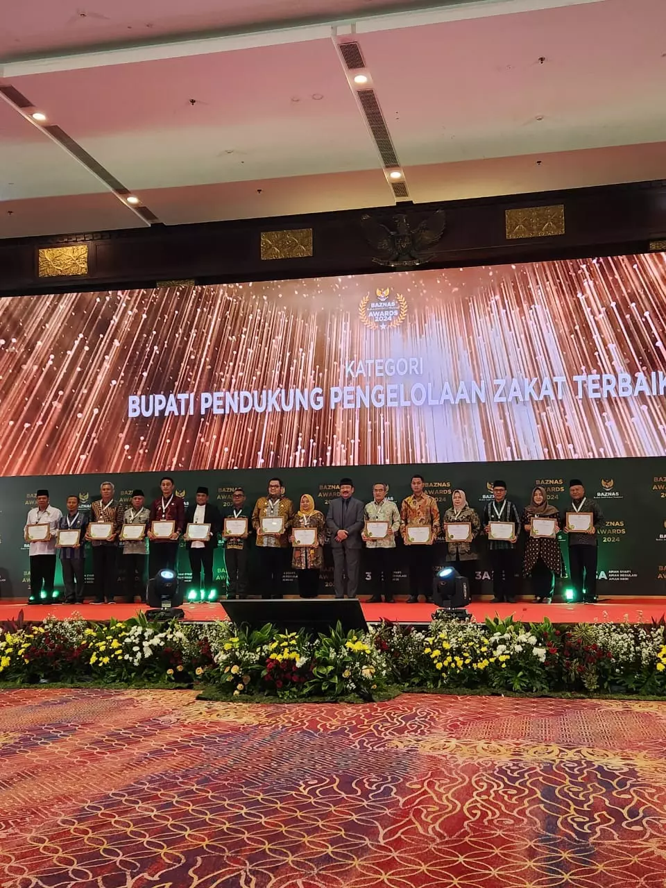 58 Kepala Daerah Raih Penghargaan Baznas Award 2024 di Jakarta