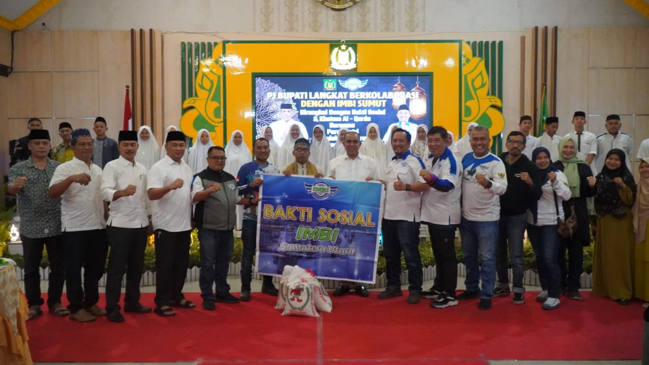 Bakti Sosial dan Khataman Al-Qur'an oleh IMBI Sumatera Utara di Langkat