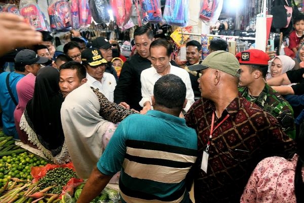 Penjabat Gubernur Sumatera Utara (Sumut) Hassanudin Apresiasi Kehadiran Presiden Jokowi di Pasar Gelugur, Rantauprapat