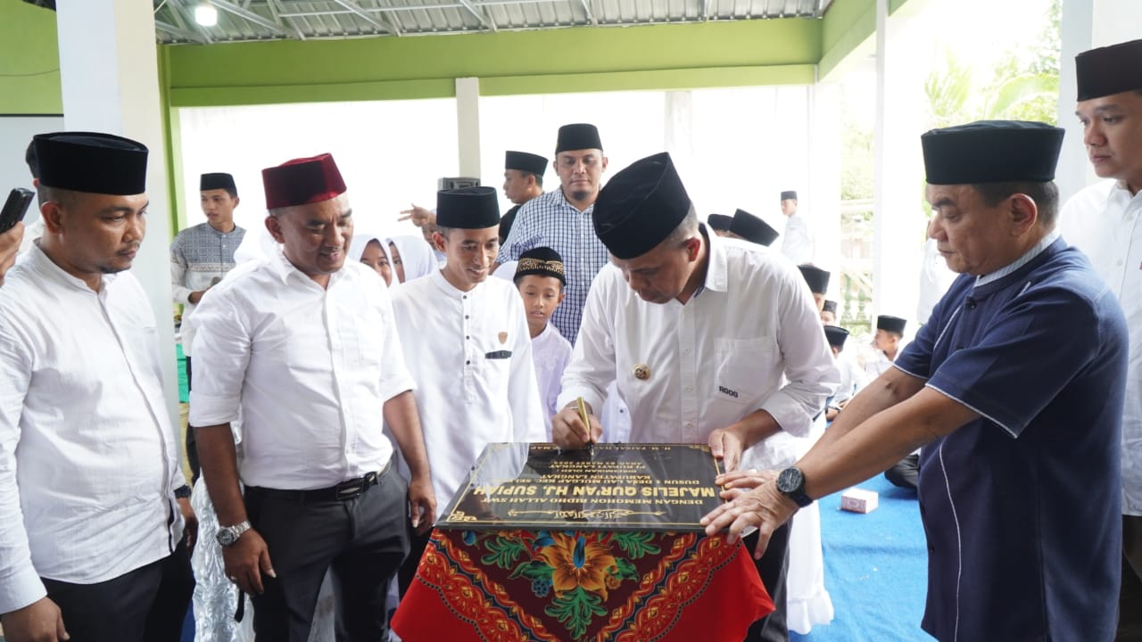 Peresmian Pondok Tahfiz Quran: Langkah Mulia Pj. Bupati Langkat untuk Generasi Unggul