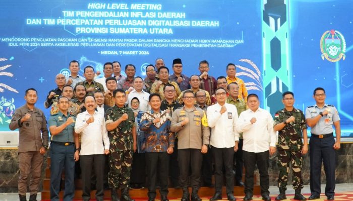 Pj. Bupati Langkat Menghadiri High-Level Meeting Pengendalian Inflasi dan Perluasan Digitalisasi Daerah di Sumatera Utara