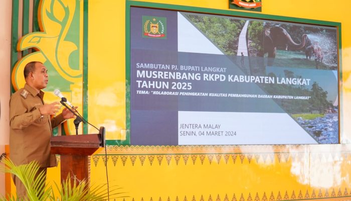 Pj. Bupati Langkat Pimpin Musrenbang RKPD Tahun 2025 untuk Pembangunan yang Terarah