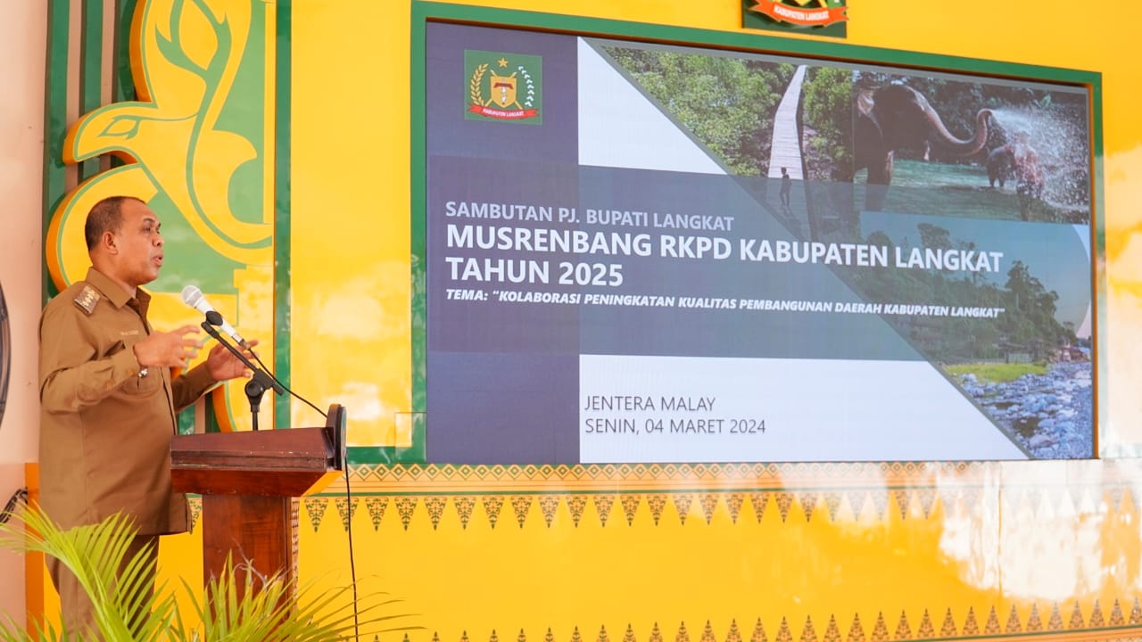 Pj. Bupati Langkat Pimpin Musrenbang RKPD Tahun 2025 untuk Pembangunan yang Terarah