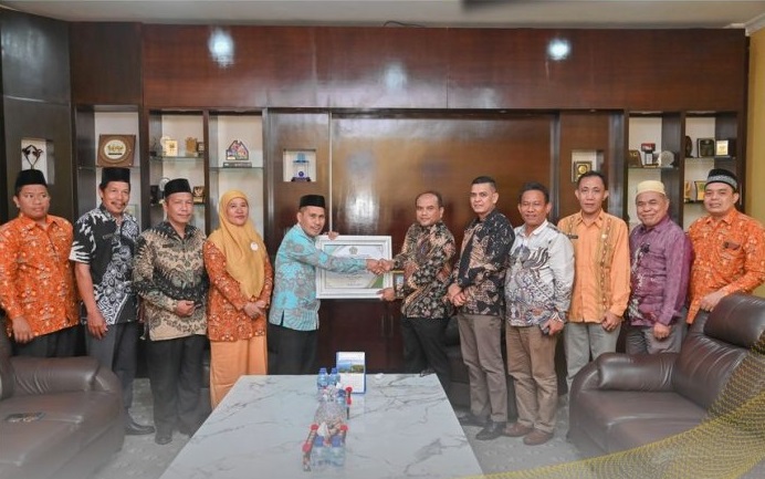 Pj. Walikota Padangsidimpuan Terima Kunjungan Kepala Kantor Kementerian Agama Kota