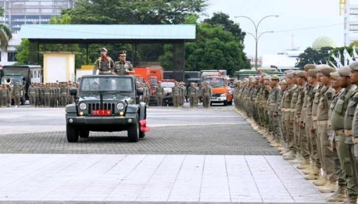Ulang Tahun Satpol PP, Linmas, dan Damkar di Sumut Dirayakan dengan Pesan Kesiapsiagaan dan Atraksi Menghibur