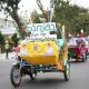 Wali Kota Binjai dan Para Pejabat Sumut Berkonvoi dengan Becak Bermotor ke Pembukaan Musrenbang RKPD 2025