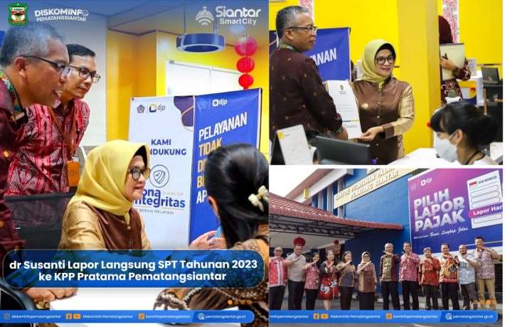 Wali Kota Pematangsiantar Laporkan SPT Tahunan 2023 ke KPP Pratama