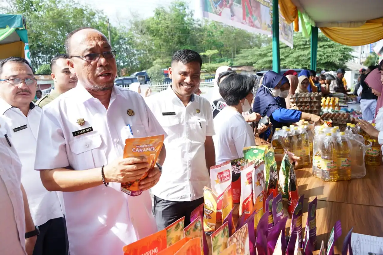 Sekda Kabupaten Asahan Buka Gerakan Pangan Murah Jelang Puasa dan Idul Fitri 2024
