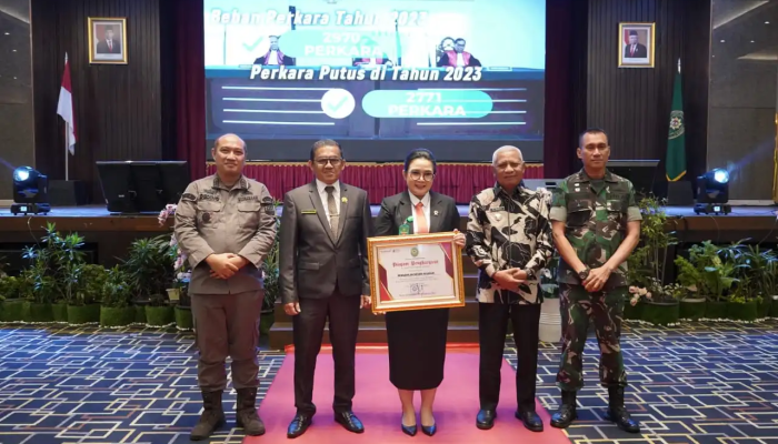 Bupati Asahan Menghadiri Sidang Istimewa Penyampaian Laporan Tahunan Pengadilan Tinggi Medan 2023