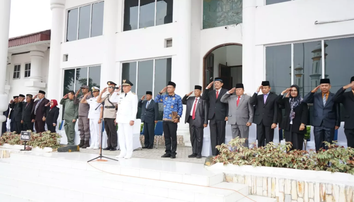 Bupati Asahan Pimpin Upacara Peringatan Hari Otonomi Daerah ke-28
