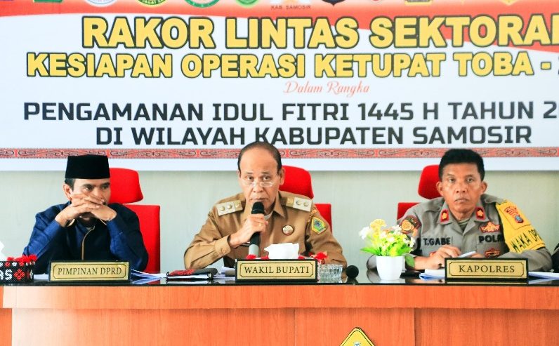 Bupati Samosir Gencarkan Persiapan Operasi Ketupat Toba 2024 Jelang Libur Lebaran
