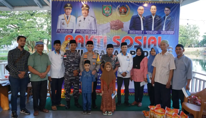 Bupati Asahan Hadiri Buka Puasa Bersama dan Bhakti Sosial PWI