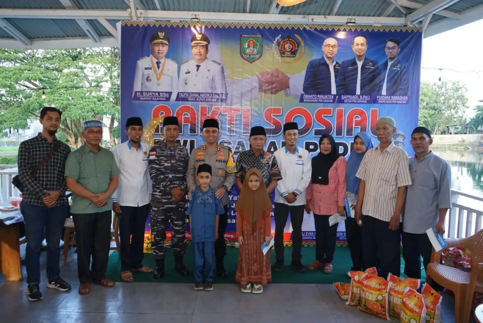 Bupati Asahan Hadiri Buka Puasa Bersama dan Bhakti Sosial PWI