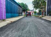 Jalan Rusak di Kelurahan Denai, Medan, Diperbaiki oleh Pemko Medan
