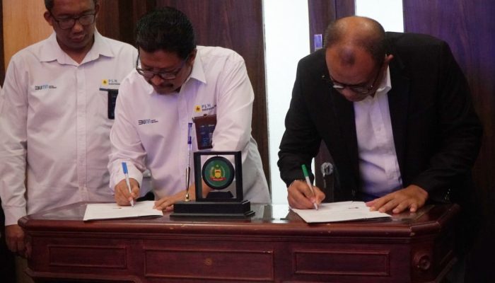 Pj Bupati Langkat Teken MoU Pemanfaatan Limbah Batu Bara dengan PLN Indonesia Power Unit Pangkalan Susu
