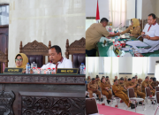 Wali Kota Pematangsiantar Mengikuti Penyampaian Pemandangan Umum Fraksi DPRD atas LKPj TA 2023