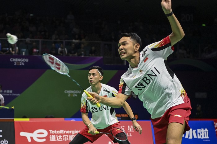 China Unggul 2-0: Fajar/Rian Takluk di Partai Kedua Final Thomas Cup 2024 melawan Indonesia