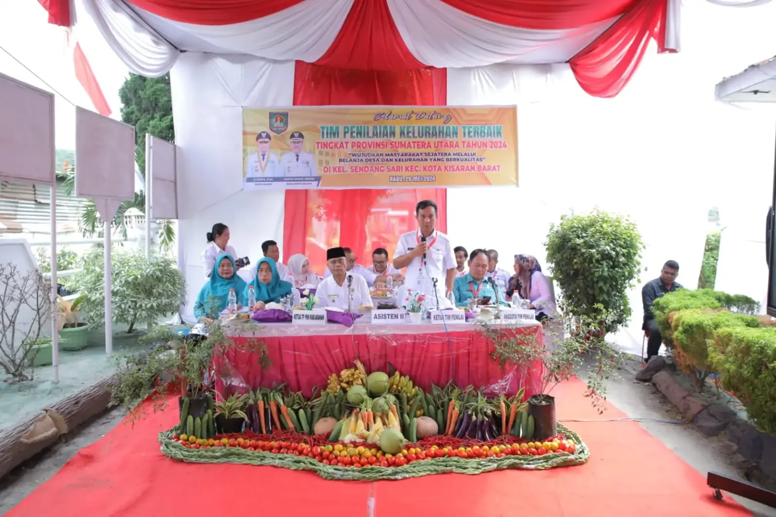 Bupati Asahan Sambut Tim Penilai Kelurahan Terbaik di Sendang Sari
