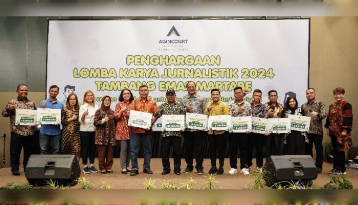 Usung Penerapan ESG, 13 Jurnalis Menang Lomba Karya Jurnalistik 2024 Tambang Emas Martabe, 4 dari Tapteng