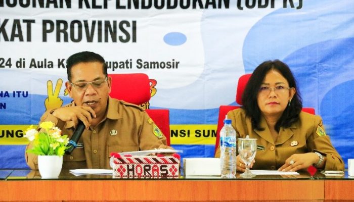 Pemkab Samosir dan Dinas P3AKB Provinsi Sumut Gelar Sosialisasi Grand Design Pembangunan Kependudukan