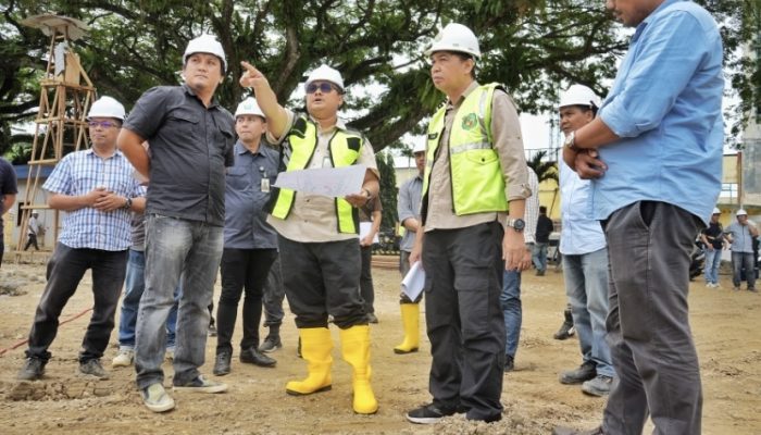 Revitalisasi Stadion Teladan Medan Dipastikan Berjalan Lancar, Pj Sekda Tinjau Langsung Lokasi