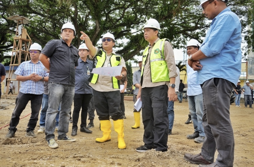 Revitalisasi Stadion Teladan Medan Dipastikan Berjalan Lancar, Pj Sekda Tinjau Langsung Lokasi