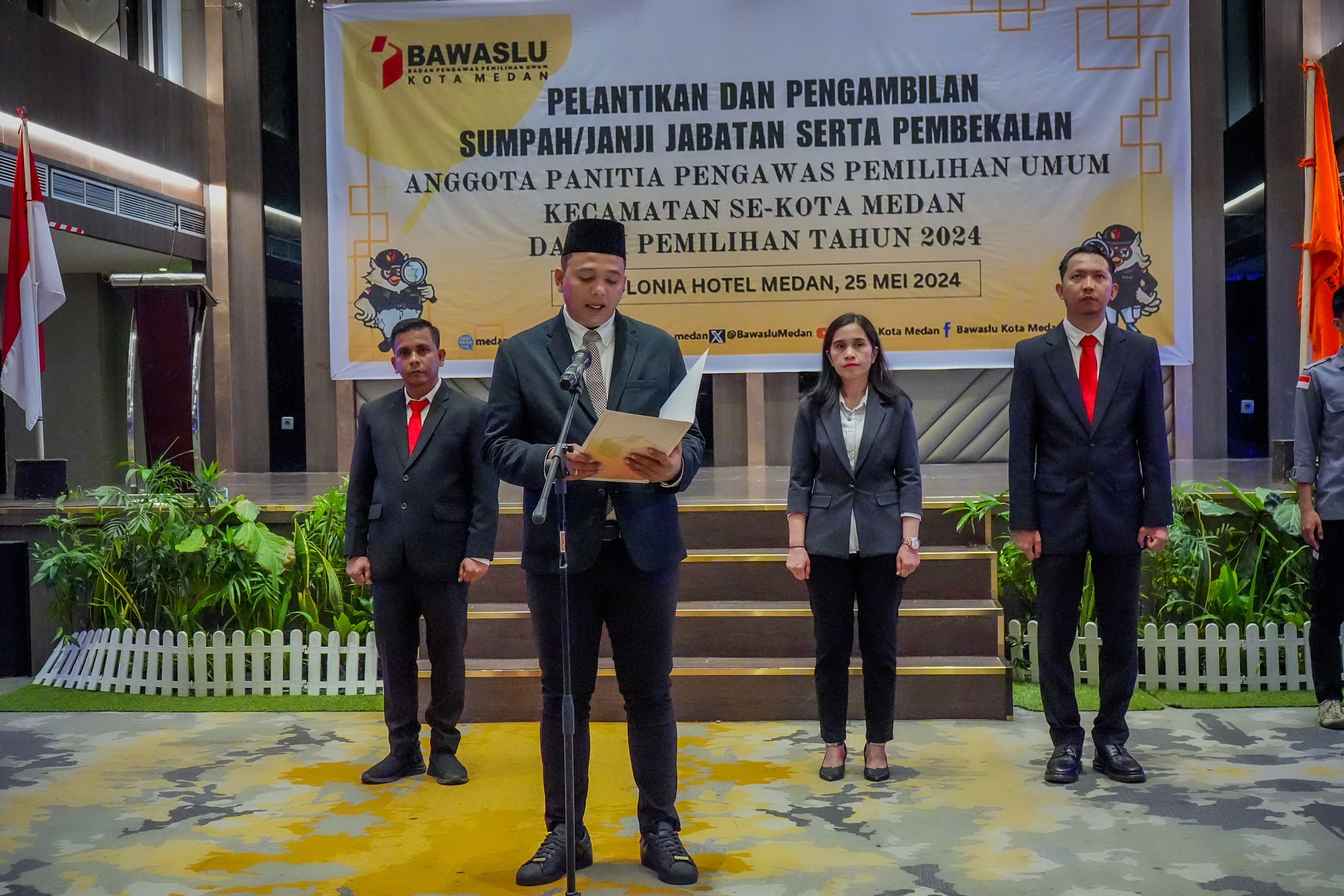 Wali Kota Medan Harapkan Panwascam Jalin Koordinasi dengan Kecamatan, Polsek, dan Koramil