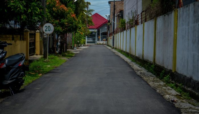 Warga Kecamatan Medan Johor Lega, Jalan Eka Warni IX Kini Mulus