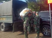 Bantuan dari Korem 023/KS Untuk Korban Banjir Bandang Sumbar Tiba di Posko