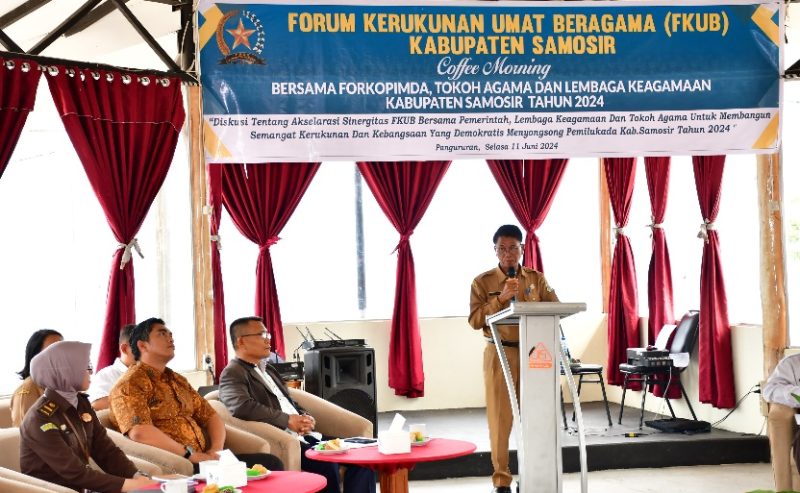 Bupati Samosir Ajak Tokoh Agama Jaga Kerukunan dan Stabilitas Politik Menjelang Pemilukada 2024