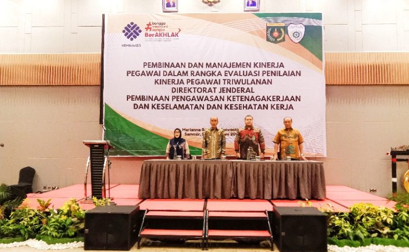 Wakil Bupati Samosir Apresiasi Pembinaan dan Manajemen Kinerja Pegawai Dirjen Binwasnaker dan K3