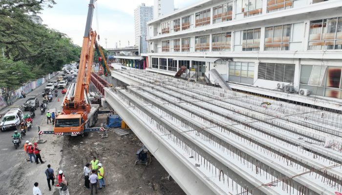 Proyek Overpass Jalan Stasiun Medan Barat Capai 52 Persen, Diharapkan Kurangi Kemacetan