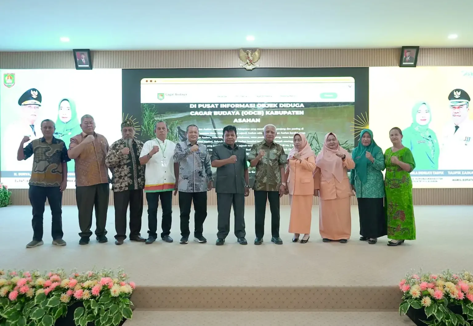 Bupati Asahan H. Surya BSc Buka Sosialisasi dan Forum Grup Diskusi Cagar Budaya